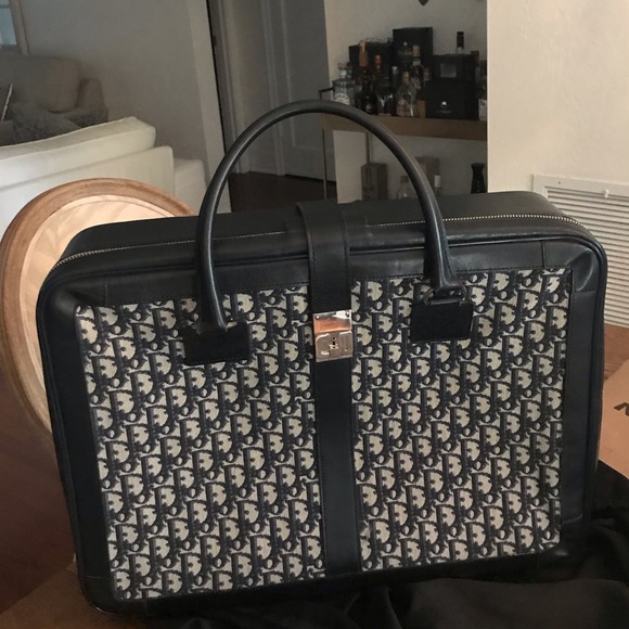 Vintage Dior Suitcase Briefcase - Picture 1 of 8